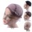 YANTAISIYU Lace Front Wig Cap for Making Wigs with Adjustable Strap Glueless Weaving Wig Caps Swiss Lace Hairnet (Brown M 54 cm)