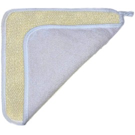 3 pcs/set Soft Weave Home Spa Exfoliating Face and Body Wash Cloths, Dual-Sided With Exfoliating Scrub and Soft Terry Cloth - Shower Scrubber - Remove Dead Skin - Great for Skin Care in the Bath