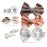 California Tot Toddler Hair Bow Clips for Girls (Sugar Clip Set of 5)