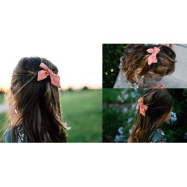 California Tot Toddler Hair Bow Clips for Girls (Sugar Clip Set of 5)