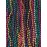 Mardi Gras Beads 33 inch 7mm, 12 Dozen, 144 Pieces, Assorted Necklaces with Doubloon