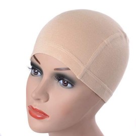 YANTAISIYU Bamboo Fiber Wig Cap Comfortable Elastic Wig Cap Wearing Under Wigs (Beige) YANTAISIYU Bamboo Fiber Wig Cap Comfortable Elastic Wig Cap Wearing Under Wigs (Beige)