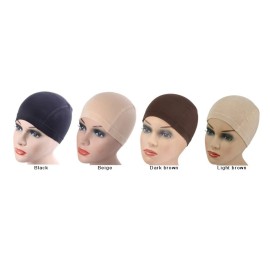 YANTAISIYU Bamboo Fiber Wig Cap Comfortable Elastic Wig Cap Wearing Under Wigs (Beige) YANTAISIYU Bamboo Fiber Wig Cap Comfortable Elastic Wig Cap Wearing Under Wigs (Beige)