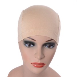 YANTAISIYU Bamboo Fiber Wig Cap Comfortable Elastic Wig Cap Wearing Under Wigs (Beige) YANTAISIYU Bamboo Fiber Wig Cap Comfortable Elastic Wig Cap Wearing Under Wigs (Beige)