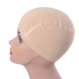 YANTAISIYU Bamboo Fiber Wig Cap Comfortable Elastic Wig Cap Wearing Under Wigs (Beige) YANTAISIYU Bamboo Fiber Wig Cap Comfortable Elastic Wig Cap Wearing Under Wigs (Beige)