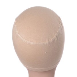 YANTAISIYU Bamboo Fiber Wig Cap Comfortable Elastic Wig Cap Wearing Under Wigs (Beige) YANTAISIYU Bamboo Fiber Wig Cap Comfortable Elastic Wig Cap Wearing Under Wigs (Beige)