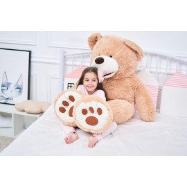 IKASA Giant Teddy Bear Plush Toy Stuffed Animals (Brown, 63 inches)