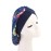 AOOMN Women Satin Lined Sleep Bonnet Hair Cap Sleeping Slouchy Hat Slap Headwear for Curly Frizzy Hair (Blue)