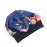 AOOMN Women Satin Lined Sleep Bonnet Hair Cap Sleeping Slouchy Hat Slap Headwear for Curly Frizzy Hair (Blue)