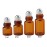 50Pcs 1ml (1/4 Dram) Refillable Empty DIY Mini Travel Glass Roll On Bottles Essential Oils Roller Bottles Perfumes Cosmetic Sample Vials Jar Containers with Gold Lids and Stainless Steel Roller Ball