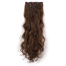 Onedor 20 Curly Full Head Clip in Synthetic Hair Extensions 7pcs 140g (10) Onedor 20 Curly Full Head Clip in Synthetic Hair Extensions 7pcs 140g (10)