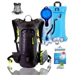 FREEMOVE Hydration Water Backpack 3in1 with 2L Bladder & Insulated Backpack Cooler Bag - a Complete Hydration Solution - Ideal Hydro Camel Back Pack for Hiking, Biking, Running, Cycling, MTB & Rave