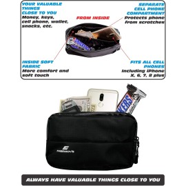 External Detachable Pocket for Backpacks and Waist Belts, Durable, Lightweight and Water-resistant Great for Hiking, Running, Jogging, Cycling, Biking, Skiing, Water Sports, Rave Festival, Traveling