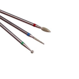 MZCMSL 3pcs Diamond Cuticle Drill Bits (Needle,Ball,Bullet) Nail Bit,Professional Manicure Drill Bit Kit,3/32 Shank e file MZCMSL 3pcs Diamond Cuticle Drill Bits (Needle,Ball,Bullet) Nail Bit,Professional Manicure Drill Bit Kit,3/32 Shank e file