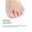 NatraCure Gel Hammer Toe Crest Pads (Left/Right) - 2 Pairs - Straightening Cushion for Mallet and Overlapping Toes - 3035-M RET 4PK