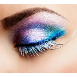 Hair Glitter Gel; Body Glitter & Face Glitter for Women/Kids (1 Pk Stardust Violet) Iridescent Holograph Roll-on 1 oz | Cosmetic-Grade Makeup, Apply Without Glue, Easy to Take Off & Keep Skin Clean