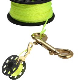 4 Pcs 3.5 Inch Brass Double End Snap Hook Clip Diving Hook for Diving,pet,Handmade Bag,Keychains etc