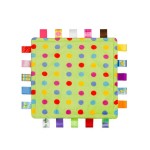 Baby Tag Soft Touch Plush Colourful Comfortable Tag Blanket, Security Blanket Gift for Baby, Toddler, Child