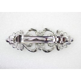 Faship Gorgeous Red Crystal Hearts And Floral Hair Barrette Faship Gorgeous Red Crystal Hearts And Floral Hair Barrette