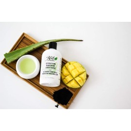 Koils by Nature Detoxifying MangoMint Conditioner | 8 Oz | Activated Charcoal & Moroccan Rhassoul Clay - Remove Build-up, Protect and Strengthen Hair