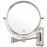 Wall Mounted Makeup Mirror, 1X/5X Magnifying Mirror Double Sided, 8 Inch Extendable Bathroom Mirror for Shaving, Nickel