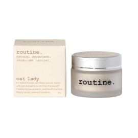 Routine. Natural and Aluminum Free Deodorant (2 Fluid Oz.) for Women and Men | Cat Lady | Coconut, Cocoa, Pineapple and Vanilla (Cream Jar Formula) Routine. Natural and Aluminum Free Deodorant (2 Fluid Oz.) for Women and Men | Cat Lady | Coconut, Cocoa, Pineapple and Vanilla (Cream Jar Formula)