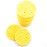 Facial Sponge Cosmetics Round, Yellow Compressed Sponges Makeup Puff Sponges Cleaning Stick for Face Cleanser