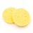 Facial Sponge Cosmetics Round, Yellow Compressed Sponges Makeup Puff Sponges Cleaning Stick for Face Cleanser