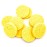 Facial Sponge Cosmetics Round, Yellow Compressed Sponges Makeup Puff Sponges Cleaning Stick for Face Cleanser