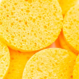Facial Sponge Cosmetics Round, Yellow Compressed Sponges Makeup Puff Sponges Cleaning Stick for Face Cleanser Facial Sponge Cosmetics Round, Yellow Compressed Sponges Makeup Puff Sponges Cleaning Stick for Face Cleanser