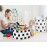 HIYAGON Batman Basket Kids Storage Basket Cute Basket Empty Toy Storage Bin Organizer Box Rectangular Room Decor for Home Books(Black bats)
