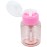 3oz Push Down Pump Dispenser Flip Top Cap Refillable Empty Bottle - Color: Pink - Lockable Travel Cosmetic Packaging Empty Bottle for Nail Polish Manicure