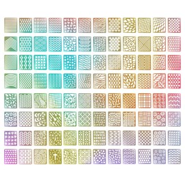 Onwon 288 Piece Nail Vinyls, 96 Designs - 24 Sheets Nail Art Decals & Stencil Sticker Sheets Set