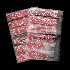 Bememo 3456 Pcs Crystals Diamond Rhinestones AB Clear Flat Back Round Gems Flatback Glass Mixed Size Crystals Gems for Crafts Clothes Shoes Makeup Bags Decor, 6 Sizes(Red) Bememo 3456 Pcs Crystals Diamond Rhinestones AB Clear Flat Back Round Gems Flatback Glass Mixed Size Crystals Gems for Crafts Clothes Shoes Makeup Bags Decor, 6 Sizes(Red)