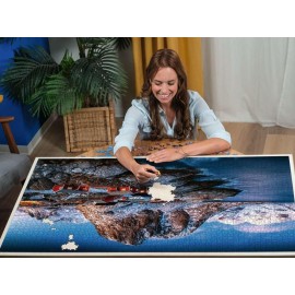Ravensburger Hamnoy, Lofoten 3000 Piece Jigsaw Puzzle for Adults - 17081 | Premium Quality, Durable Blueboard | Unique Handcrafted Tooling | Perfect Interlocking Fit | Ideal for Advanced Puzzlers