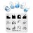KADS Nail Art Stamp Plate - Ocean Sea Mermaid Series Nail Stamping Plate Template Image DIY Decoration Tool