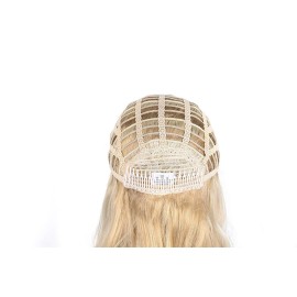 Onedor 23 Curly Hair Women Ladies 3/4 Half Wig Premium Japanese Synthetic fibers Wigs with Secured Mesh Head Cap (Slightly Curl, 1416T)