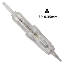 50pcs Guapa 9mm Spiral Cartridge Needles Disposable Tattoo Needles Stainless Steel Sterilized Cartridges Needles for Tattoo Machine Eyebrows Eyeliner Lip Permanent Makeup Machine (3P)