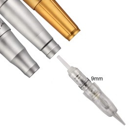 50pcs Guapa 9mm Spiral Cartridge Needles Disposable Tattoo Needles Stainless Steel Sterilized Cartridges Needles for Tattoo Machine Eyebrows Eyeliner Lip Permanent Makeup Machine (3P)