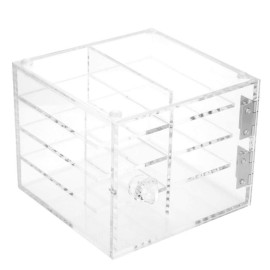 Eyelash Storage Case, 8 Compartment False Eyelashes Eyelash Extension Carrying Box Clear Acrylic Cosmetic Makeup Organizer for Professional Salon Use for Lashes Grafting Eyelash Storage Case, 8 Compartment False Eyelashes Eyelash Extension Carrying Box Clear Acrylic Cosmetic Makeup Organizer for Professional Salon Use for Lashes Grafting