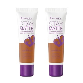 Rimmel, Stay Matte Foundation, Deep Mocha 2 Count (Pack of 1) Rimmel, Stay Matte Foundation, Deep Mocha 2 Count (Pack of 1)