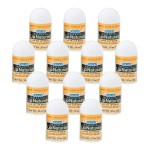 Lip Naturals Mini Vanilla Lip Balm with Sunscreen (SPF-15) | Made in USA with Beeswax & Coconut Oil | 12-Count Pack with Vanilla Bean Flavor (0.10oz/3g Each)
