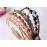 ShungFun 7 Pieces Women Fashion Thin Beads Crystal Headbands Antislip Hair Loop Clasp Glitter Hairbands Elastics Hair Bands for Wedding Hair Accessories (Yellow,Pink,Red,Green,Purple,Black and