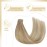 Ve Sunny Human Hair Ponytail Extension Real Human Hair Light Blonde Mix Golden Blonde Highlights Clip in Ponytail Hair Extensions 80g 16inch