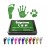 ReignDrop Ink Pad For Baby Footprint & Handprint - Creates Impressive Long Lasting Keepsake Stamp for Infant & Kids. Smudge Proof, Easy to Wipe Off Skin, Safe Gentle Acid Free(Green)