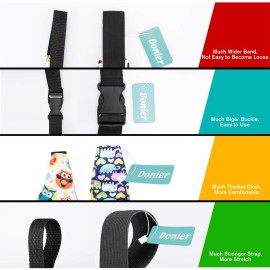 2 Packs Toddler Car Seat Neck Relief and Head Support, Pillow Support Head Band Easy Installation On Most Convertible Seats and Safety to Babies and Kids(Elephant)