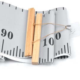 FOCCTS Baby Growth Chart, Height Chart Hanging Ruler Wall Decor for Kids, Toddler Growth Chart for Wall, Wall Hanging Growth Chart Baby Height Measurement- 79 x 7.9
