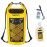 Piscifun Dry Bag, Waterproof Floating Backpack 40L with Waterproof Phone Case for Boating, Kayaking, Fishing, Yellow 40L