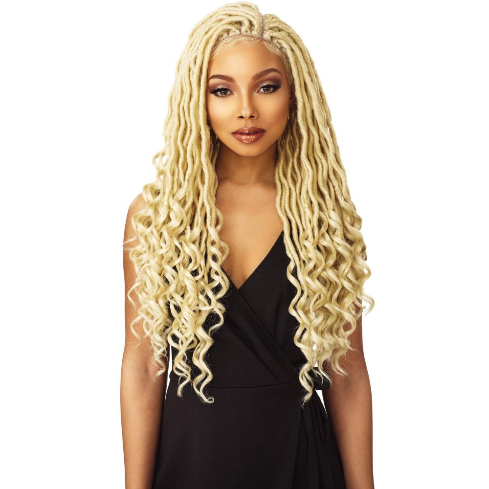 Sensationnel Cloud9 4X4 Braided Wig - Goddess Locs Hand Tied Swiss Lace Braided Wig With Large Parting Area (2 DARKBROWN) Sensationnel Cloud9 4X4 Braided Wig - Goddess Locs Hand Tied Swiss Lace Braided Wig With Large Parting Area (2 DARKBROWN)