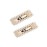 Fodattm 2PCS Sweet Imitation Pearl Hair Clips Hairpin Simple Fashion Alloy BB Hairgrip Hair Accessories for Women (Rectangle, Gold)
